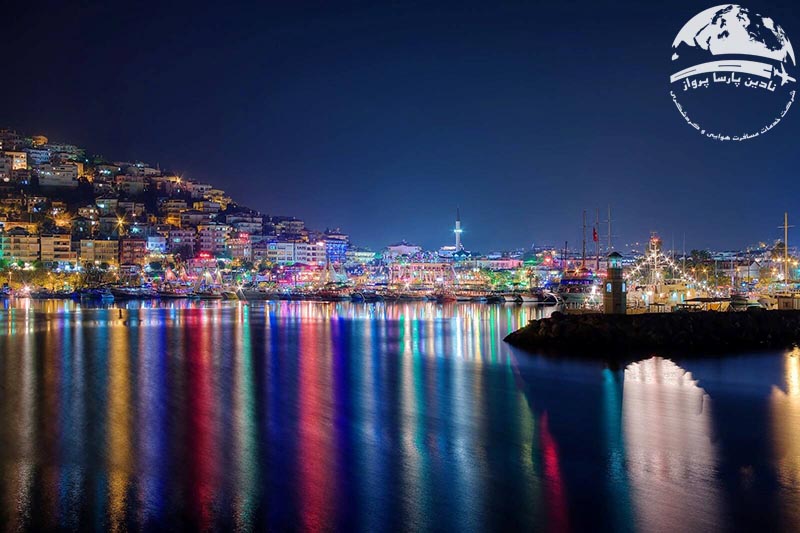 آنتالیا در شب