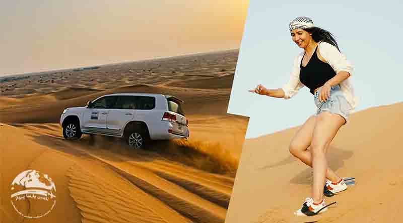 اسکی روی شن در سافاری دبی