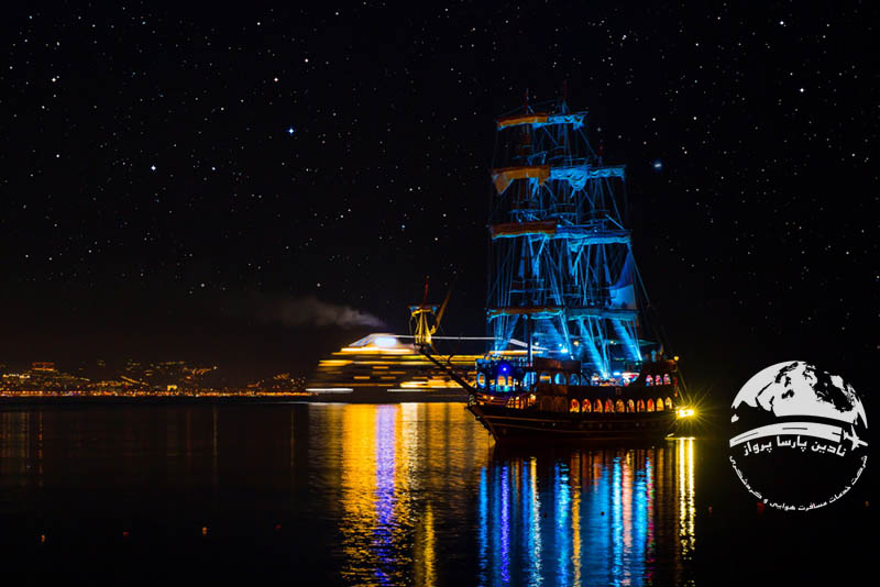 کشتی های شبانه در آنتالیا