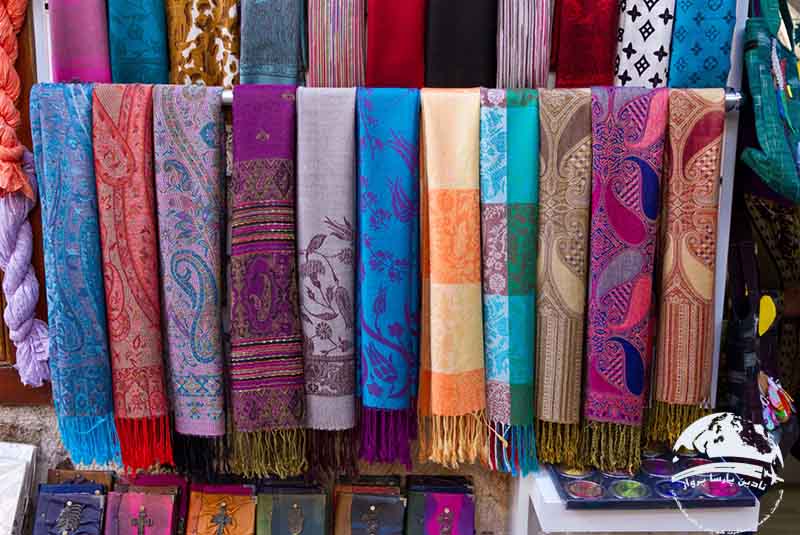 شال حریر هندی