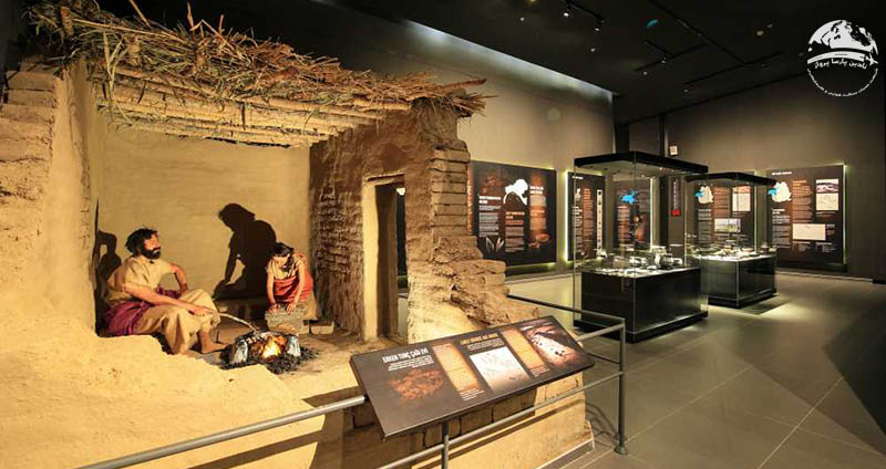 بخش های مختلف موزه وان