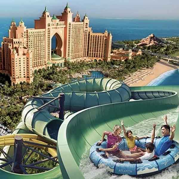 تفریحات هیجان‌انگیز هتل آتلانتیس دبی؛ نمادی باشکوه از امپراتوری امارات